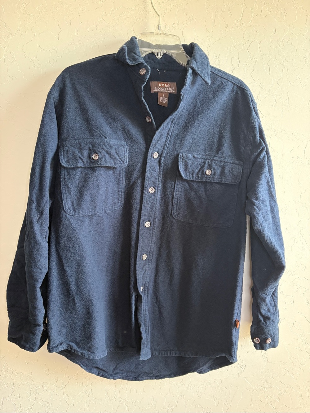 Moose Creek Casual Navy Button-Down Workshirt